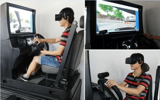 VR汽車駕駛模擬器
