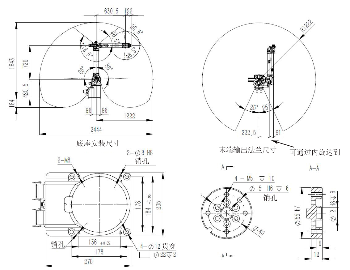 工業(yè)機器人參數(shù)圖