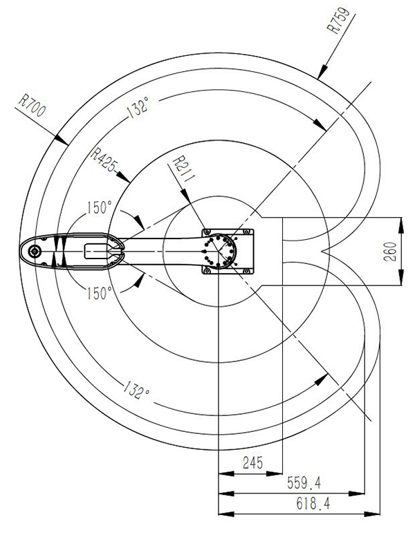工業(yè)機器人參數(shù)圖