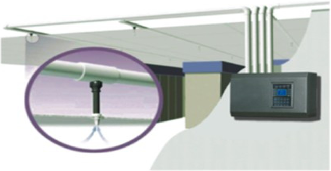 管網(wǎng)式極早期煙霧探測報警系統(tǒng)實(shí)訓(xùn)裝置