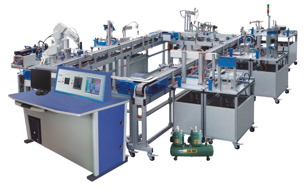 模塊式環(huán)形柔性自動生產(chǎn)線實訓系統(tǒng)