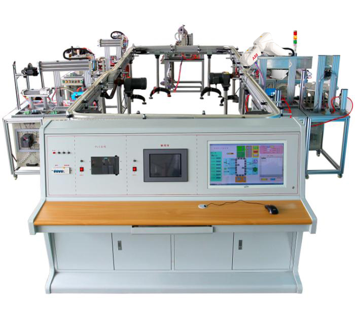 模塊式柔性環(huán)形自動(dòng)生產(chǎn)線(xiàn)及工業(yè)機(jī)器人應(yīng)用實(shí)驗(yàn)系統(tǒng)