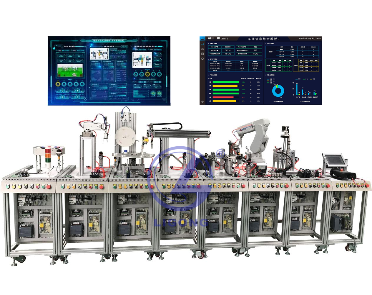智能制造模塊化生產線實訓系統(tǒng)