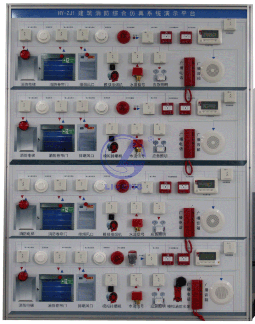 建筑消防聯(lián)動(dòng)控制教學(xué)培訓(xùn)平臺(tái)